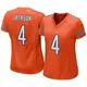 Game Orange Women's Eddie Jackson Chicago Bears Alternate Jersey